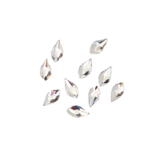 7.5mm Crystal Flame Glue-On Austrian Crystals by Bead Landing&#x2122;, 10ct.